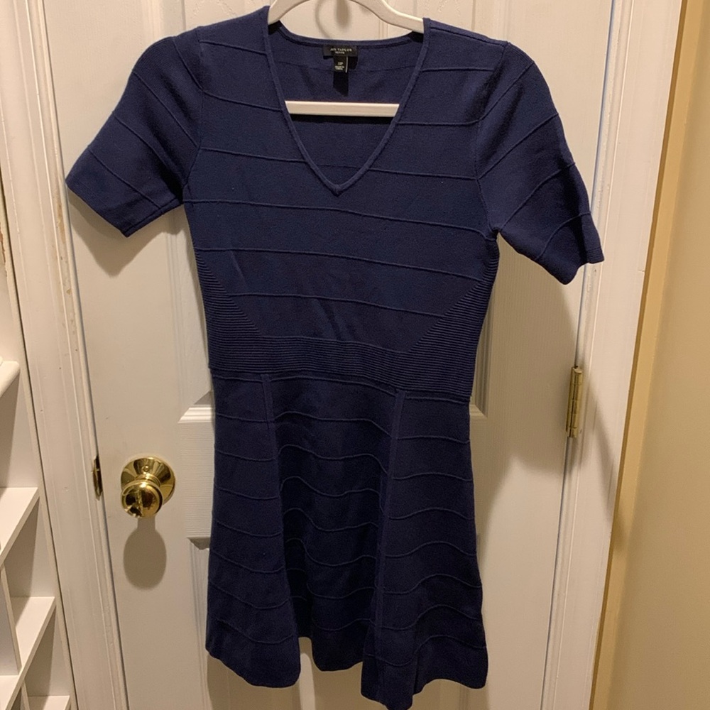 Ann Taylor Jersey Cowl Neck Halter Gown, SP